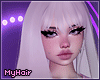 pamela + bangs white