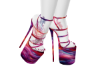 Colorful fire heels
