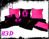 3D pink playboy pillow