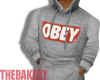 Grey Obey Hoodie(Up)