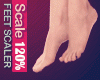 Feet Scaler 120% M/F