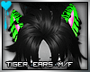 (E)Tiger Ears: Green