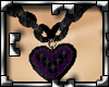 !P^  Heart Goth Necklace