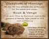 Ruze & Vanya Wed Cert