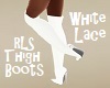 RLS White Lace Boots