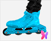 F blue black rollers