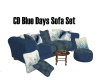 CD Blue Days Sofa Set