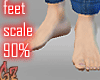 [G] feet Scale90%
