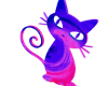 Whimsical Swirl Art Cat3