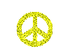Yellow Peace Sign