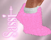 Pink Fluffy Boots