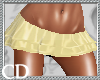 {CD} Sexy Skirt Yellow