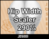 Hip Width Scaler 290%