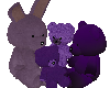purple plushies