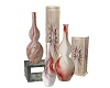 Tinted Vases / Red