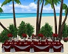 Red Beach  Bride's Table