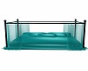 Poseless Teal Bed