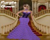 *S* Purple Corset Gown