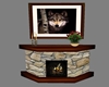 DECORATED FIREPLACE