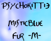 {PK}- MisticBlue Fur -M-