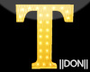 T Yellow Letter Lamps