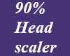 *M* 90% Head scaler