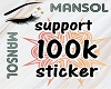 MS-SUPPORT STICKER 100K