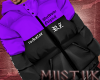 Purple+Black Jacket M
