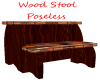 Wood Stool (Poseless)