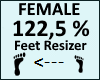 Feet Scaler 122,5% Femal