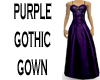 Gothic Purple Gown