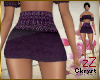 cK Mini Skirt LacePurple