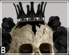 Skull Black Rose Crown