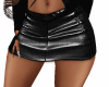 Skirt black latex