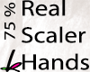 Hands Scaler Real 75% -M
