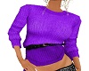 Purple  Sweater