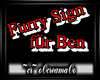 ~cr~fuer Ben Furry sign