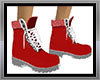 santa  boots red