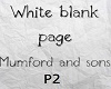 White Blank Page P2