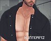 HMZ: Black Open Shirt