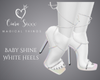 Baby Shine White Heels