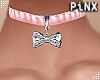 Bow Choker Pink