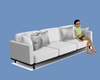 CK 3P Sofa White