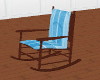 P62 Blue Rocking Chair