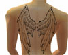 girls wing back tattoo
