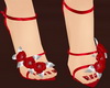 Red Flower sandal