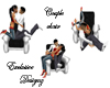 ~BG~ Black couples chair