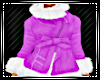 Pink Winter Fur Coat