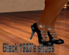 Black 1920's shoes