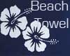{13}Hibiscus Beach towel